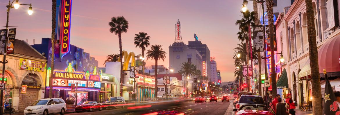 Skyline in Los Angeles California